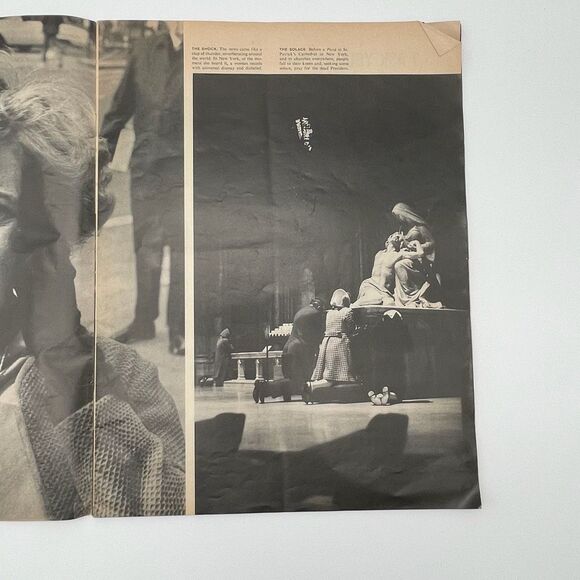 John F. Kennedy Life Magazine Memorial Edition President History Book Paperback - Picture 11 of 15